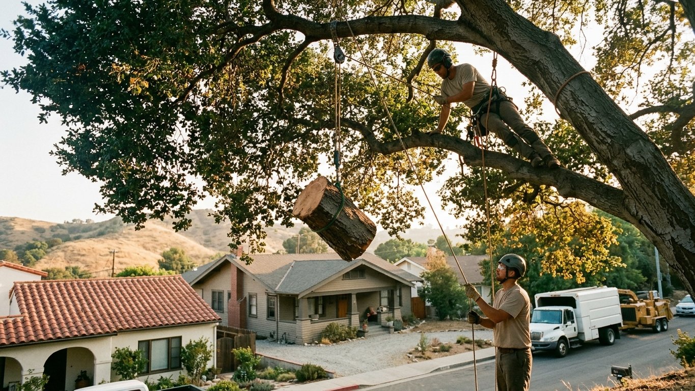 Tree Removal work on a Los Angeles property