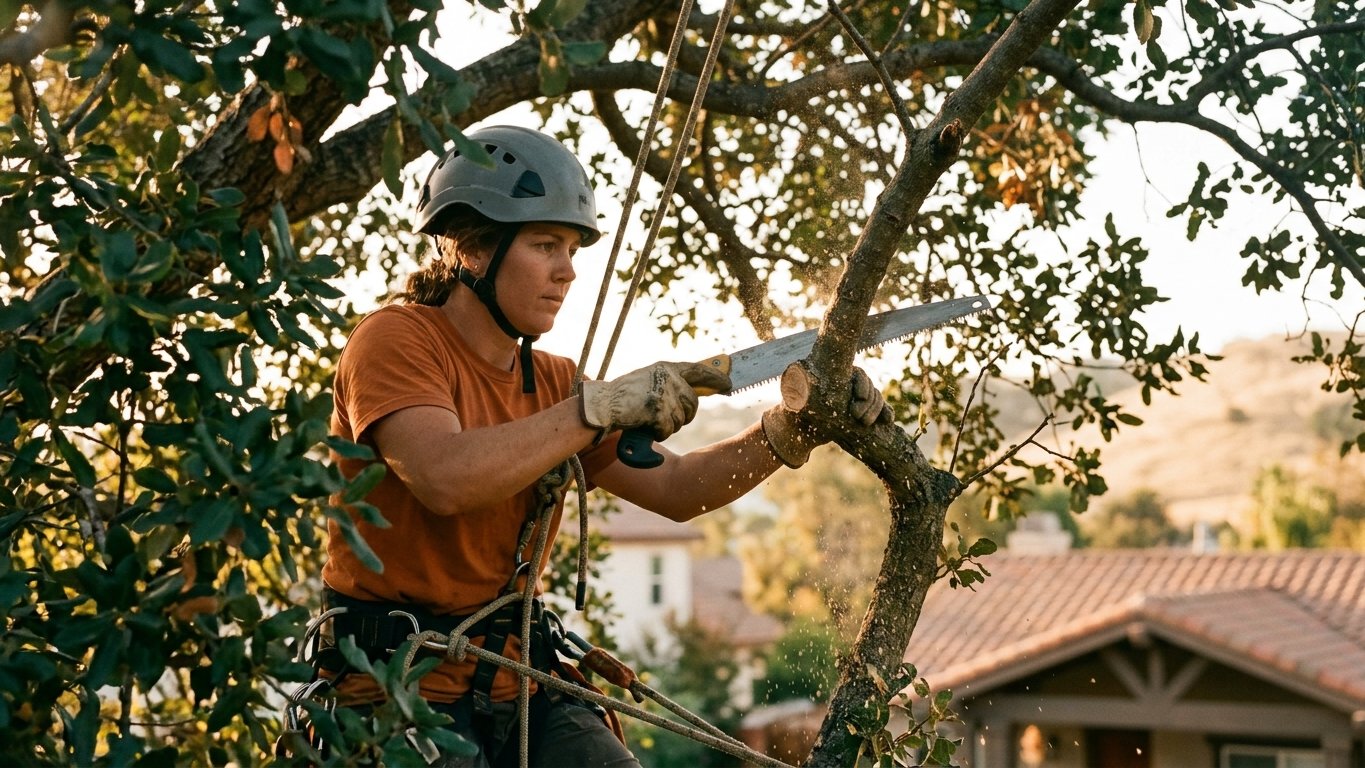 Tree Trimming & Pruning work on a Los Angeles property